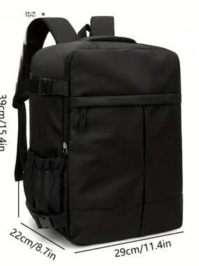 Black Travel Or Day Use Backpack